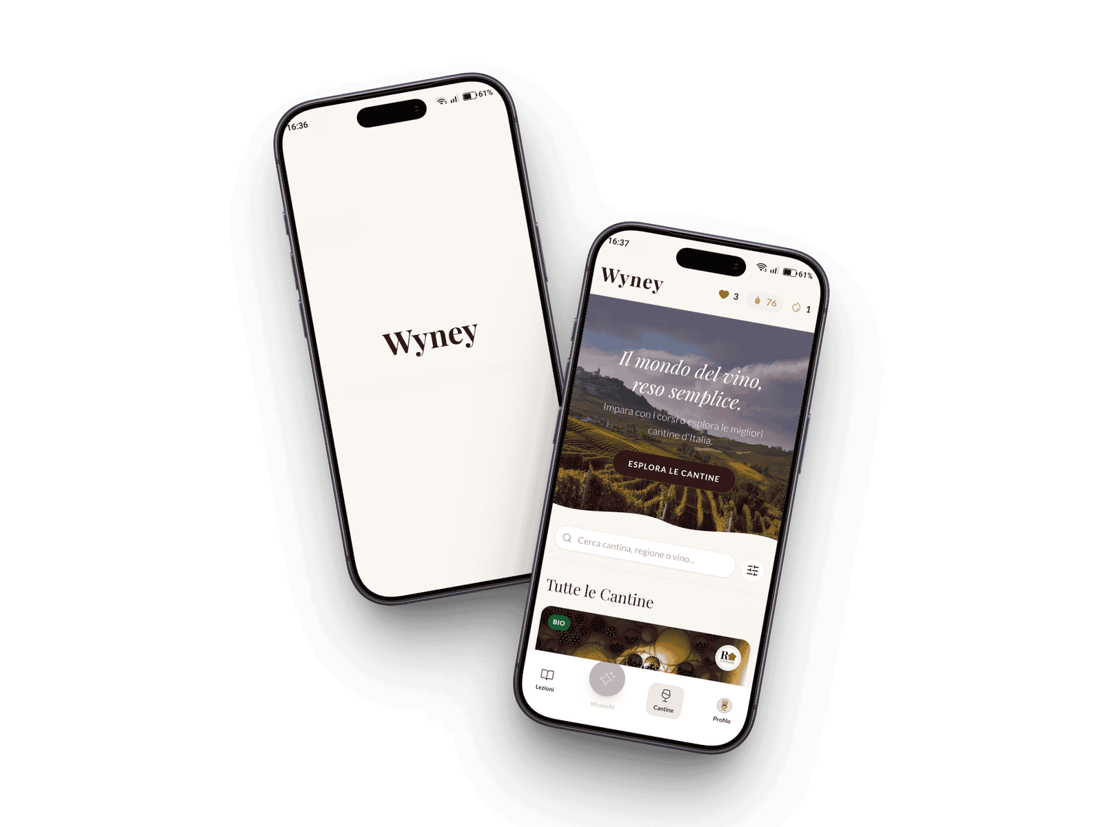 Wyney App Mockup